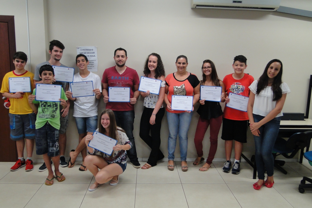 Encerramento dos cursos do Projeto Inclusão Digital