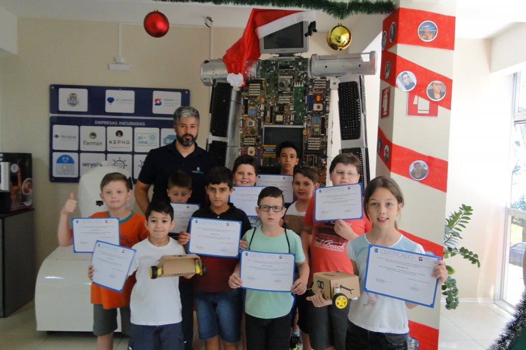 Encerramento do Curso de Robótica I