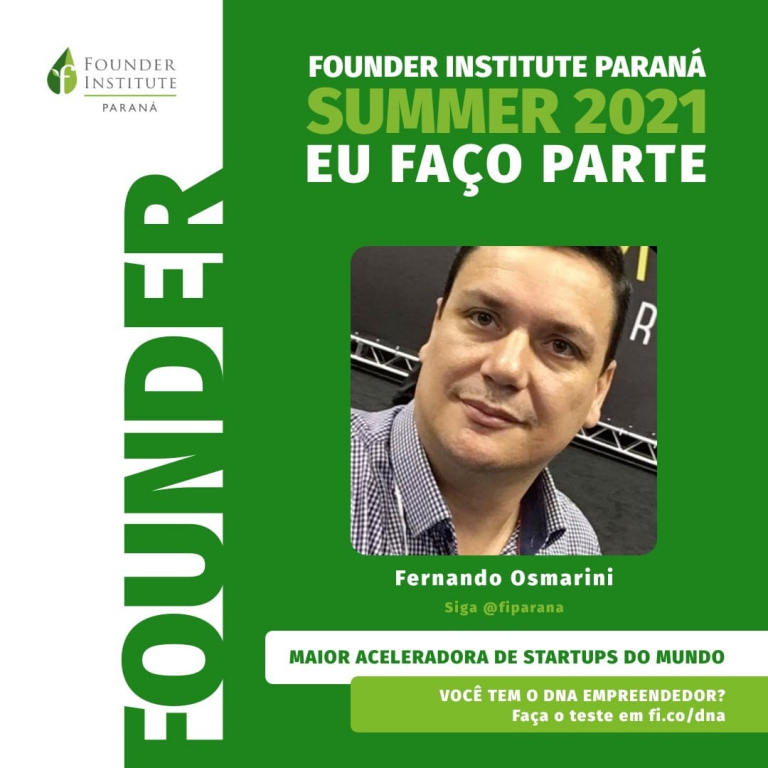 EMPRESA GRADUADA NA SUDOTEC É SELECIONADA PARA ACELERAÇÃO PELO FOUNDER INSTITUTE