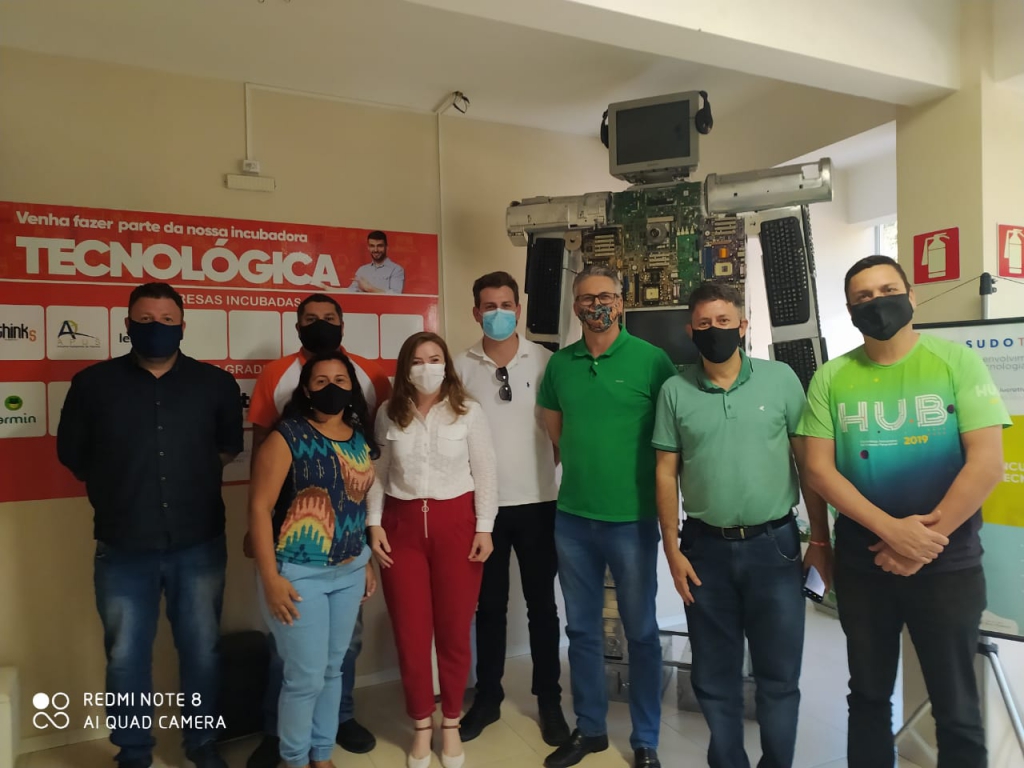 SUDOTEC RECEBE ILUSTRE VISITA DA DEP. FEDERAL LEANDRE DAL PONTE 