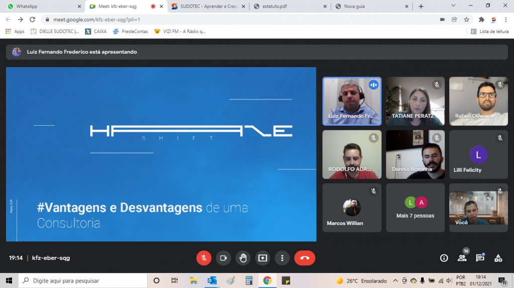 SUDOTEC EM PARCERIA COM A UTFPR REALIZAM PALESTRA ON LINE 