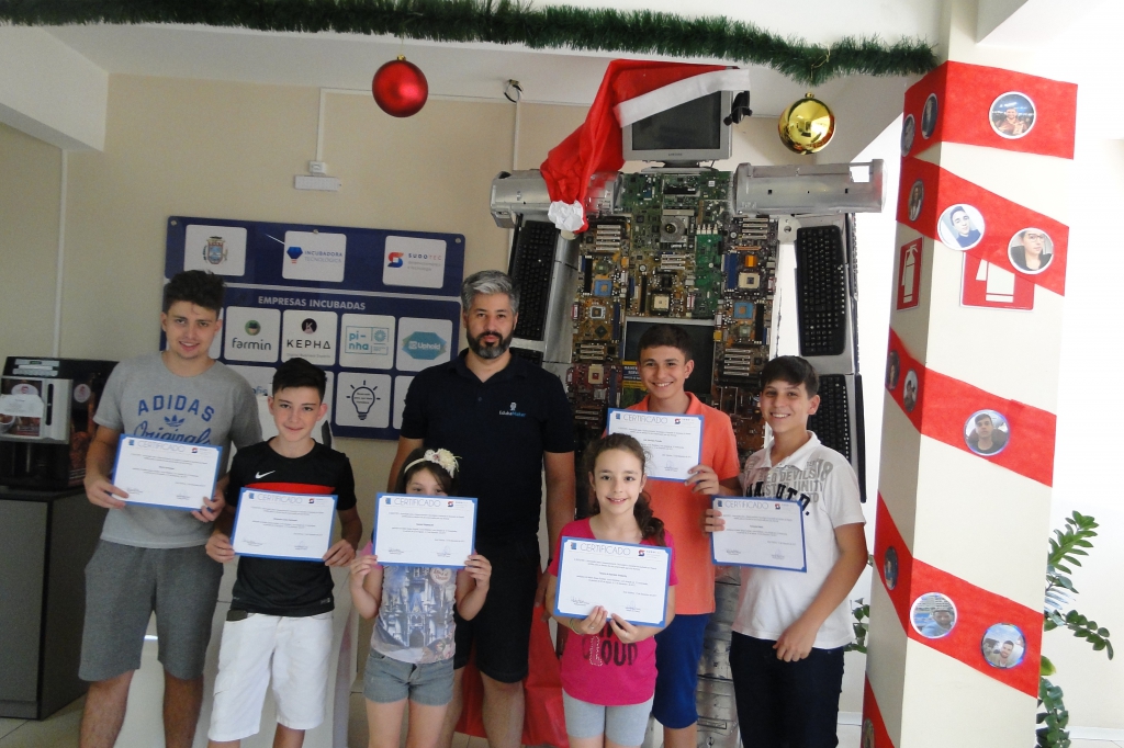 Encerramento do Curso de Robótica I