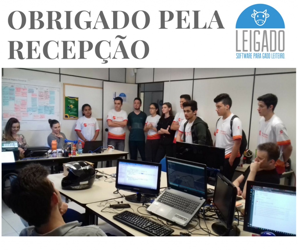 Alunos do projeto Aprender e Crescer visitam empresas parceiras.