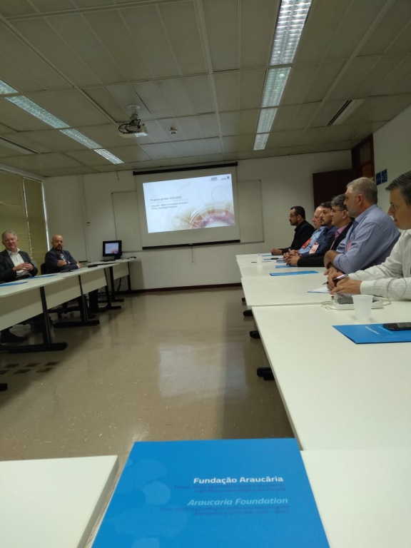 Presidente e Coordenadora da Sudotec participam de reunião com a Diretoria da Fundação Araucária em Curitiba/PR