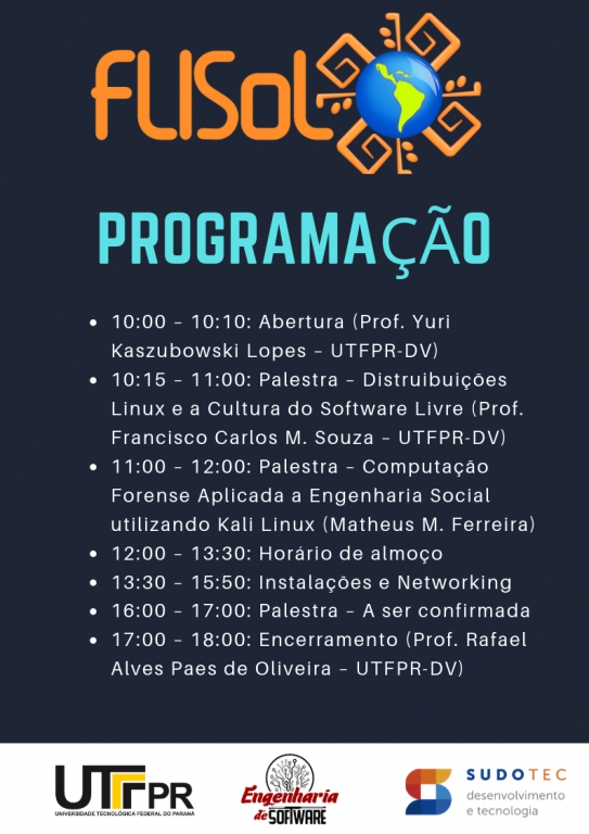Venha Participar da Maratona de Programação e do Flisol