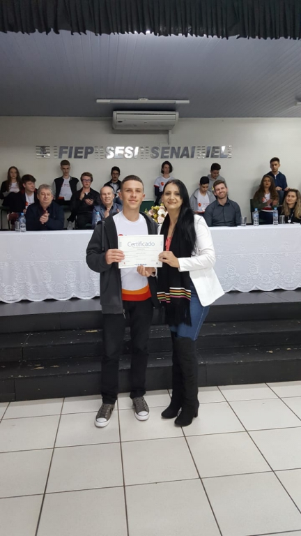 FORMANDO DA 15ª EDIÇÃO DO PROJETO APRENDER E CRESCER