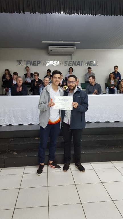 FORMANDO DA 15ª EDIÇÃO DO PROJETO APRENDER E CRESCER