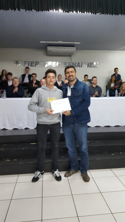 FORMANDO DA 15ª EDIÇÃO DO PROJETO APRENDER E CRESCER