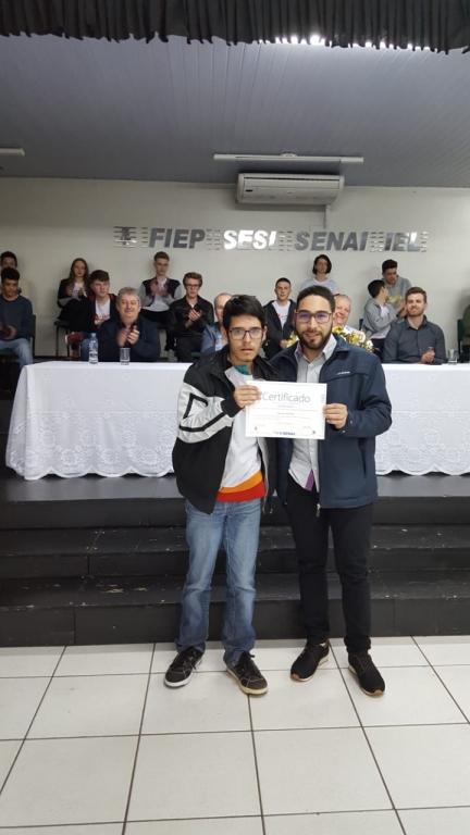 FORMANDO DA 15ª EDIÇÃO DO PROJETO APRENDER E CRESCER