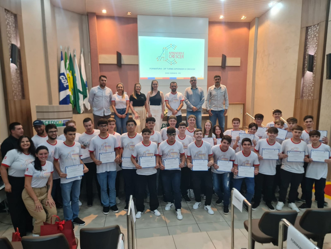 Formatura do Aprender e Crescer 2024