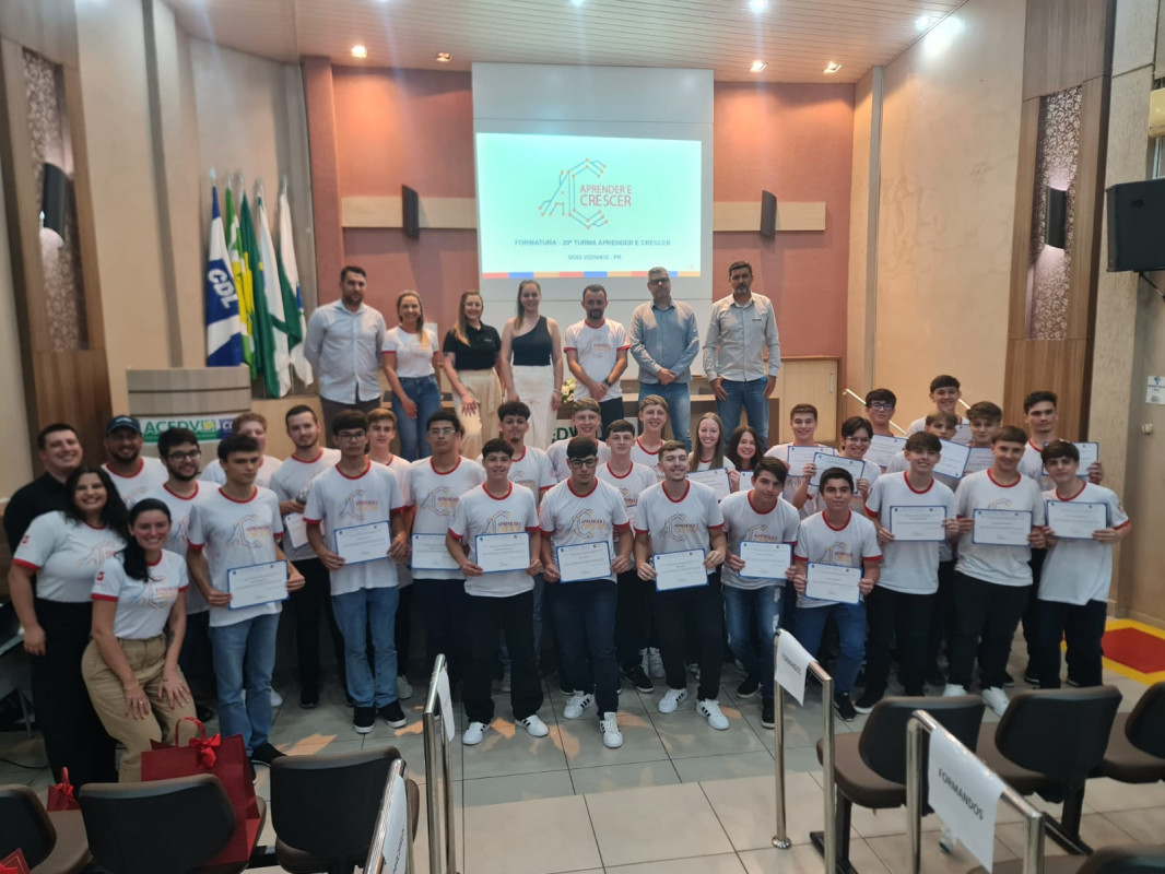 Formatura do Aprender e Crescer 2024