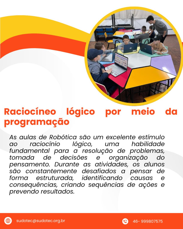 Muito além de montar robôs!