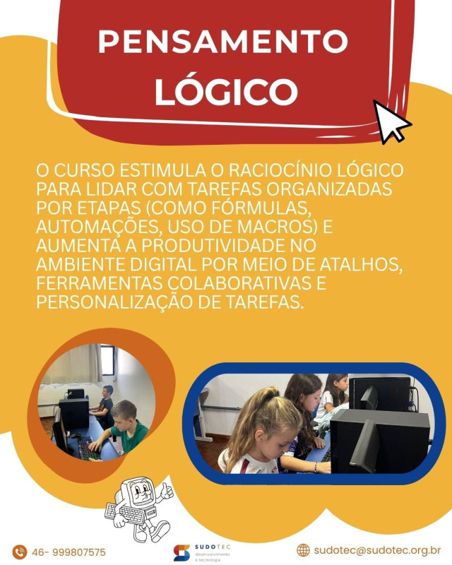 Informática é muito mais que aprender a mexer no computador!