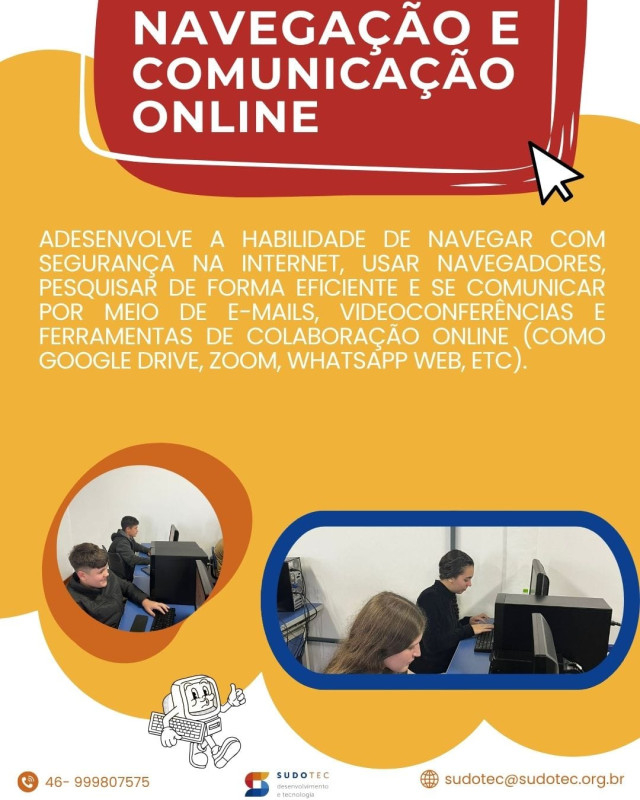 Informática é muito mais que aprender a mexer no computador!