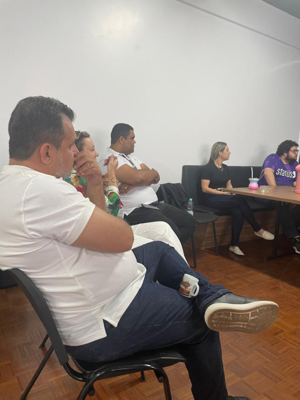 Recebemos na Sudotec o Secretário de Tecnologia de Guaíra, Sr. Guilherme, acompanhado da Presidente da ACIAG