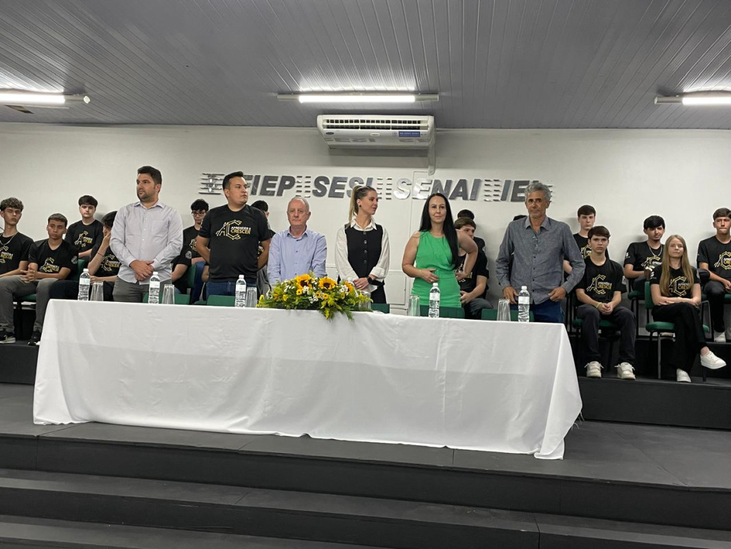 Formatura dos Alunos do Aprender e Crescer