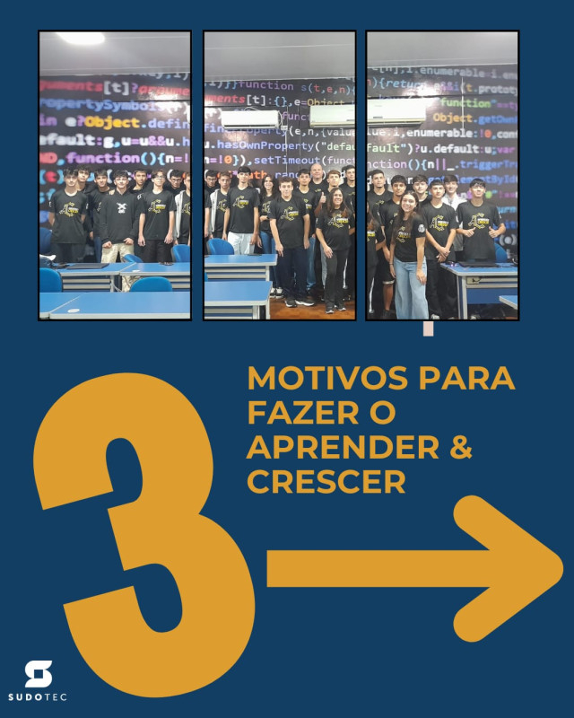 3 Motivos para fazer o Aprender e Crescer